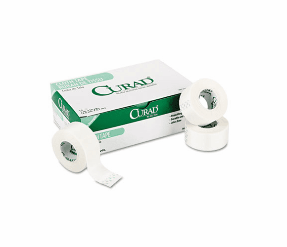 MIINON260101 First Aid Cloth Tape, 1" x 10 yards, Opaque White, 12/Box By MEDLINE INDUSTRIES, INC.