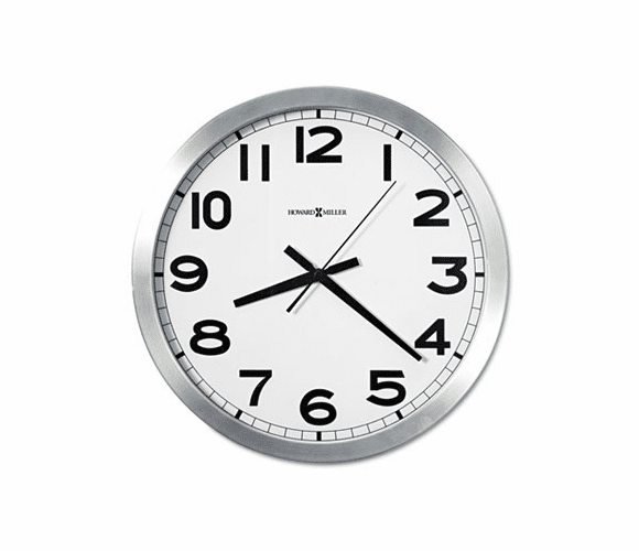 MIL625450 Round Wall Clock, 15-3/4in By HOWARD MILLER CLOCK CO.