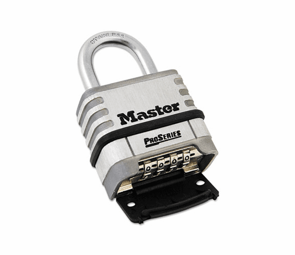 MLK1174D ProSeries Stainless Steel Easy-to-Set Combination Lock, Stainless Steel, 5/16" By MASTER LOCK COMPANY