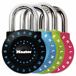 MLK1590D Set-Your-Own Combination Lock, Steel, 1 7/8" Wide, Assorted By MASTER LOCK COMPANY