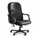 MLN1801AGBLT Big & Tall Executive Chair with Loop Arms, Black Leather By MAYLINE COMPANY