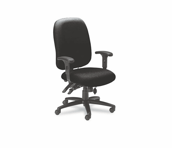MLN2424AG2113 24-Hour High-Performance Task Chair, Acrylic/Poly Blend Fabric, Black By MAYLINE COMPANY
