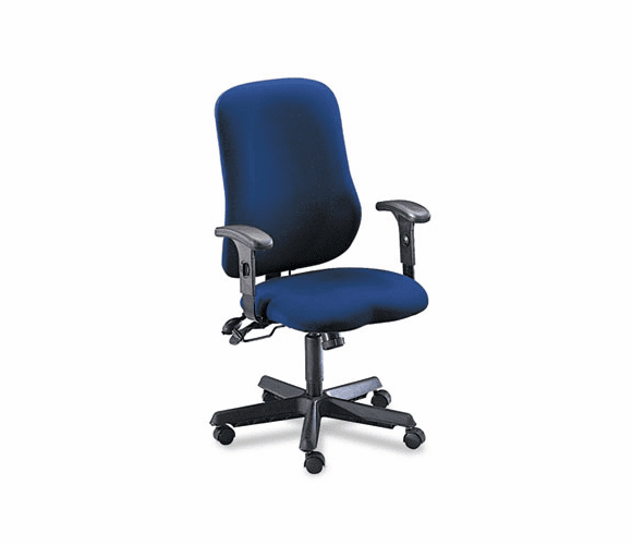 MLN4019AG2111 Comfort Series Contoured Support Chair, Acrylic/Poly Blend Fabric, Blue By MAYLINE COMPANY