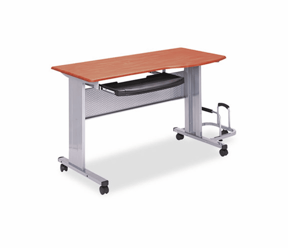 MLN8100TDMEC Eastwinds Mobile Work Table, 57w x 23�d x 29h, Medium Cherry By MAYLINE COMPANY