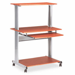 MLN8350MRMEC Eastwinds Multimedia Workstation, 36w x 21d x 50h, Medium Cherry By MAYLINE COMPANY