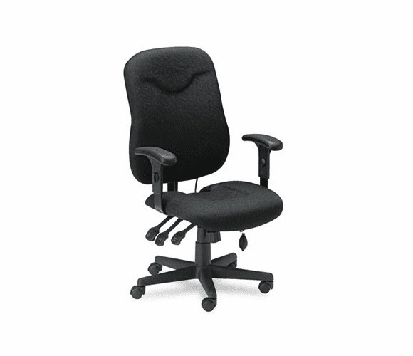 MLN9414AG2113 Comfort Series Executive Posture Chair, Black Fabric By MAYLINE COMPANY