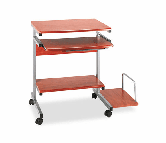 MLN946MEC Eastwinds Portrait Mobile PC Workstation, 36�w x 19�d x 31h, Medium Cherry By MAYLINE COMPANY