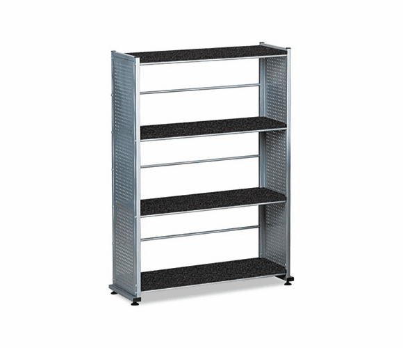 MLN994ANT Eastwinds Accent Shelving, Four Shelves, 31-1/4w x 11d x 44-1/2h, Anthracite By MAYLINE COMPANY