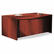 MLNABD7242LCR Aberdeen Series Laminate Bow Front Desk Shell, 72w x 42d x 29h, Cherry By MAYLINE COMPANY