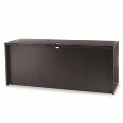 MLNACD7224LDC Aberdeen Series Laminate Credenza Shell, 72w x 24d x 29�h, Mocha By MAYLINE COMPANY
