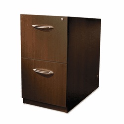 MLNAFF20LDC Aberdeen Series File/File Credenza Pedestal, 15�w x 20d x 27�h, Mocha By MAYLINE COMPANY