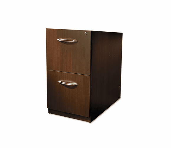 MLNAFF20LDC Aberdeen Series File/File Credenza Pedestal, 15�w x 20d x 27�h, Mocha By MAYLINE COMPANY