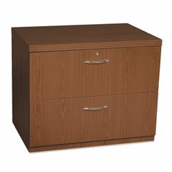 MLNAFLF36LDC Aberdeen Series Freestanding Lateral File, 36w x 24d x 29h, Mocha By MAYLINE COMPANY