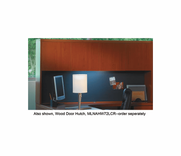 MLNAFTP72BLK Tack Panel for Aberdeen & Brighton Series 72w Hutch, Black Fabric By MAYLINE COMPANY