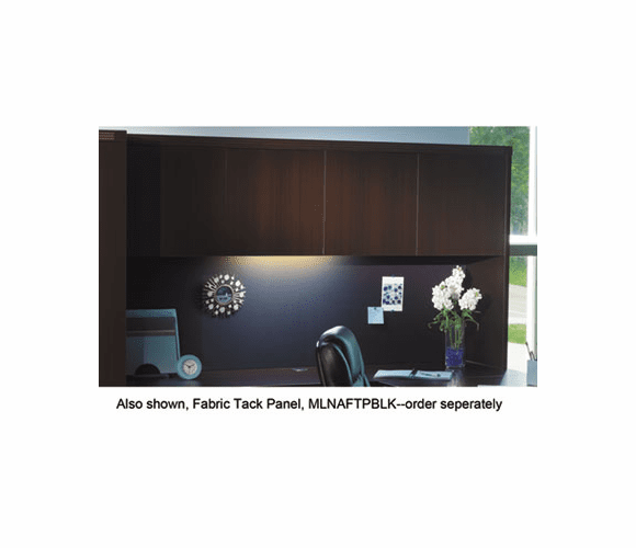 MLNAHW72LDC Aberdeen Series Laminate Wood Door Hutch, 72w x 15d x 39h, Mocha By MAYLINE COMPANY