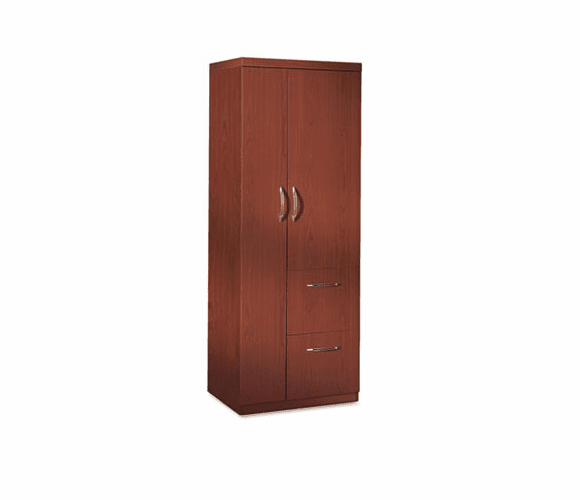 MLNAPST1LCR Aberdeen Personal Storage Tower, Box 1 Of 2, 24w x 24d x 68�h, Cherry By MAYLINE COMPANY