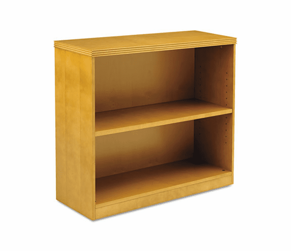 MLNBC3629M Luminary Series Veneer 2-Shelf Bookcase, 34�w x 12d x 29h, Maple By MAYLINE COMPANY