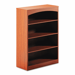 MLNBTB4S36LCR Brighton Series Laminate 4-Shelf Bookcase, 36w x 15d x 50�h, Cherry By MAYLINE COMPANY