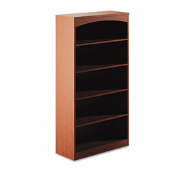 MLNBTB5S36LCR Brighton Series Laminate 5-Shelf Bookcase, 36w x 15d x 68�h, Cherry By MAYLINE COMPANY