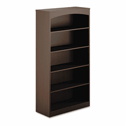 MLNBTB5S36LDC Brighton Series Laminate 5-Shelf Bookcase, 36w x 15d x 68�h, Cherry By MAYLINE COMPANY