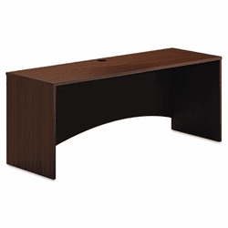 MLNBTCD7224LDC Brighton Series Laminate Credenza Shell, 72w x 24d x 29h, Mocha By MAYLINE COMPANY