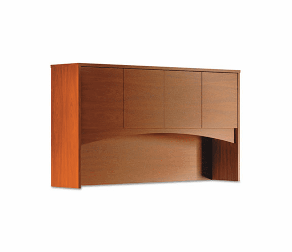 MLNBTHW72LCR Brighton Series Laminate Wood Door Hutch, 72w x 15d x 39h, Cherry By MAYLINE COMPANY