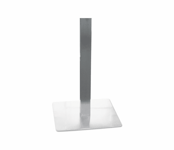 MLNCA281S Hospitality Table Steel Square Tube Pedestal Base, 19-3/4 x 19-3/4 x 28, Silver By MAYLINE COMPANY