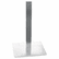 MLNCA281S Hospitality Table Steel Square Tube Pedestal Base, 19-3/4 x 19-3/4 x 28, Silver By MAYLINE COMPANY