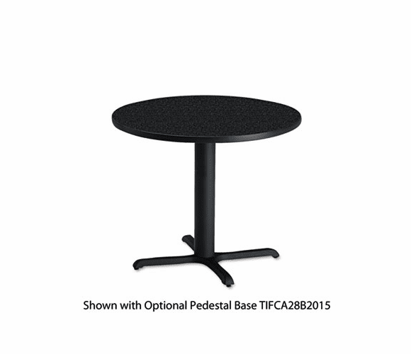 MLNCA30RTANT Bistro Series 30" Round Laminate Table Top, Anthracite By MAYLINE COMPANY