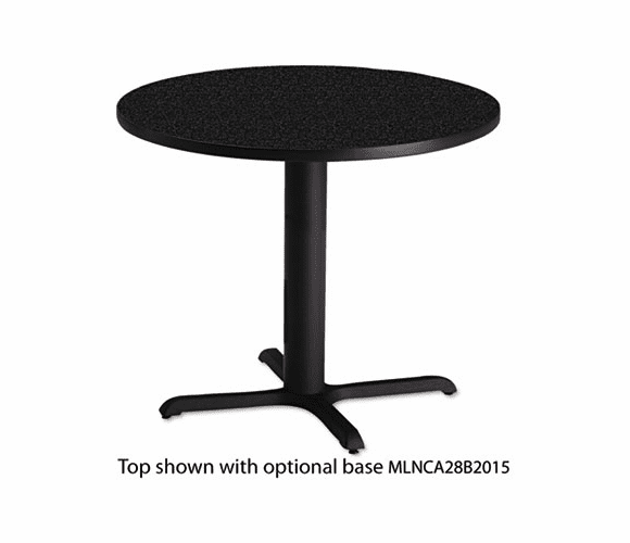 MLNCA36RTANT Bistro Series 36" Round Laminate Table Top, Anthracite By MAYLINE COMPANY