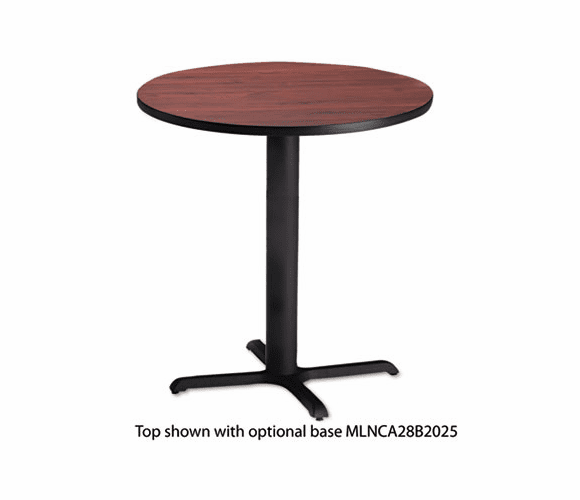MLNCA36RTRMH Bistro Series 36" Round Laminate Table Top, Regal Mahogany By MAYLINE COMPANY