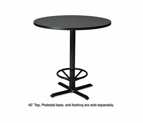 MLNCA42RTANT Bistro Series 42" Round Laminate Table Top, Anthracite By MAYLINE COMPANY