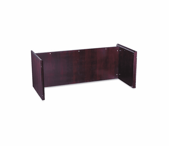 MLNCDBMAH Corsica Series Bow Front Desk Base, 31-1/2w x 2d x 28-3/4h, Mahogany By MAYLINE COMPANY