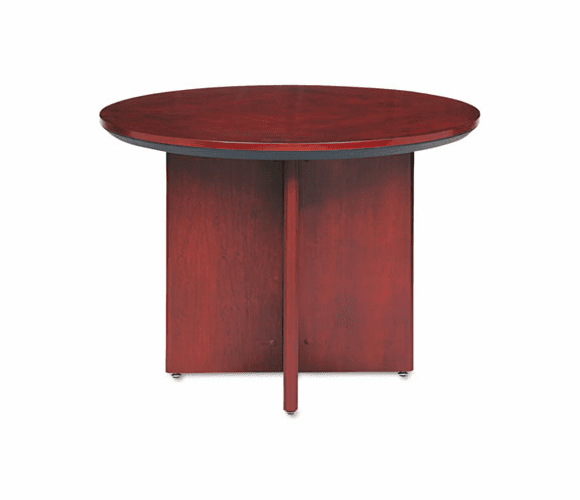 MLNCTRNDCRY Corsica Conference Series Round Table, 42 dia. x 29h, Sierra Cherry By MAYLINE COMPANY