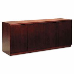 MLNHDC2072C Luminary Series Wood Veneer Hinged Door Credenza, 72w x 20d x 29h, Cherry By MAYLINE COMPANY