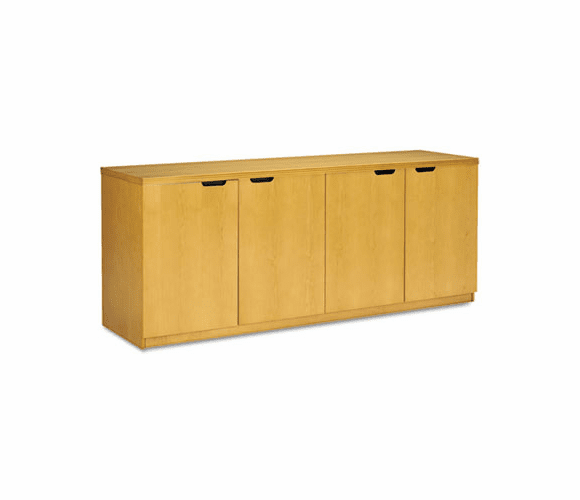 MLNHDC2072M Luminary Series Wood Veneer Hinged Door Credenza, 72w x 20d x 29h, Maple By MAYLINE COMPANY