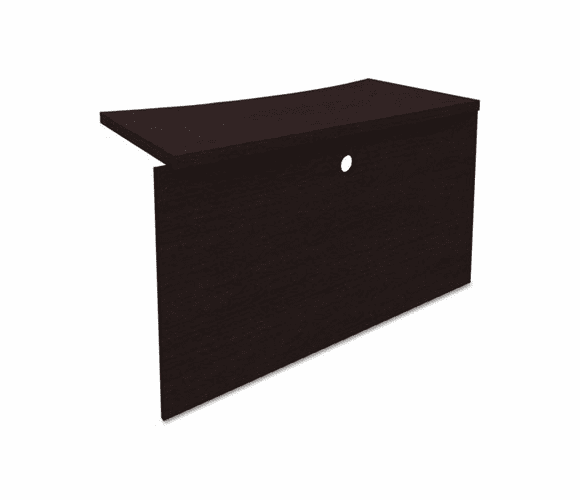 MLNMBR2448ESP Mira Series Wood Veneer Bridge, 48w x 24d x 29�h, Espresso By MAYLINE COMPANY