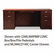 MLNMCR2472MC Mira Series Wood Veneer Credenza, 72w x 24d x 29�h, Medium Cherry By MAYLINE COMPANY