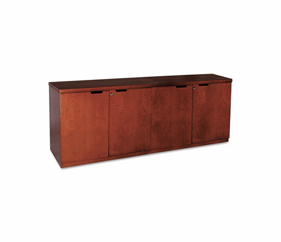 MLNMHDC2072MC Mira Series Veneer 72W Hinged Door Credenza, 72w x 20d x 29, Med Chry By MAYLINE COMPANY