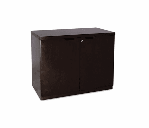 MLNMHDC3620ESP Mira Series Veneer 36W Hinged Door Credenza, 36w x 20d x 29�h, Espresso By MAYLINE COMPANY