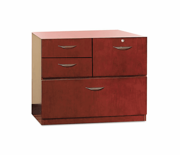 MLNMMPSU1930MC Mira Series Veneer Multipurpose Storage Unit, 30w x 19d x 27h, Medium Cherry By MAYLINE COMPANY