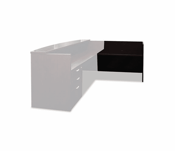 MLNMRRT2448ESP Mira Series Veneer Reception Return, 48w x 24d x 42h, Espresso By MAYLINE COMPANY