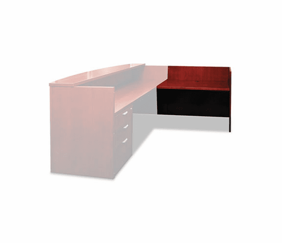 MLNMRRT2448MC Mira Series Veneer Reception Return, 48w x 24d x 42h, Medium Cherry By MAYLINE COMPANY