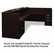 MLNMRS7278DESP Mira Series Wood Veneer Reception Desk Shell, 72w x 36d x 43�h, Espresso By MAYLINE COMPANY
