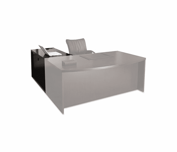 MLNMRT2448ESP Mira Series Wood Veneer Return, 48w x 24d x 29h, Espresso By MAYLINE COMPANY