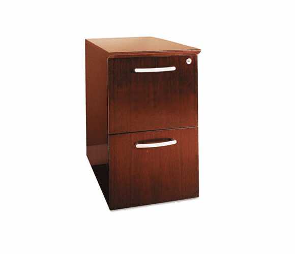 MLNNFFCRY Napoli Veneer File/File Pedestal, 15w x 21d x 26h, Sierra Cherry By MAYLINE COMPANY