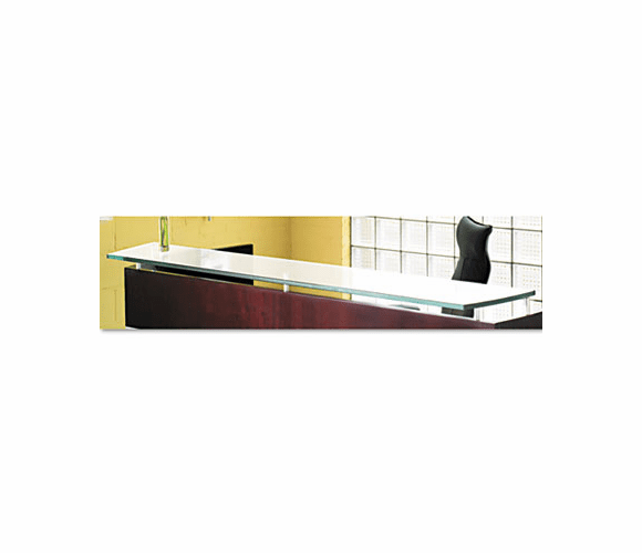 MLNNRDC Napoli Series Glass Reception Counter, 87�w x 14d, Frosted By MAYLINE COMPANY