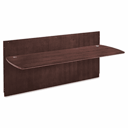 MLNNRDTMAH Napoli Series Wood Veneer Reception Desk Top, 87�w x 37�d, Mahogany By MAYLINE COMPANY