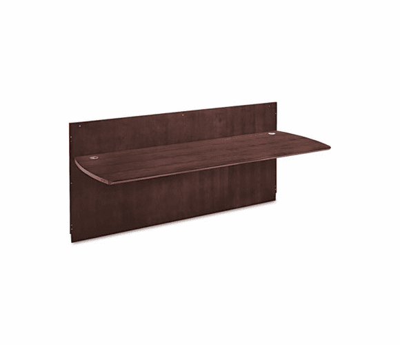 MLNNRDTMAH Napoli Series Wood Veneer Reception Desk Top, 87w x 37d, Mahogany By MAYLINE COMPANY