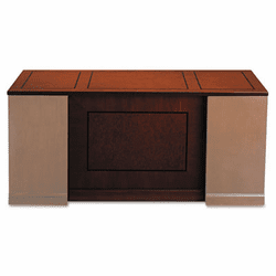 MLNSDTS72SCR Sorrento Series Veneer Straight Front Desk Top,72w x 30d, Bourbon Cherry By MAYLINE COMPANY